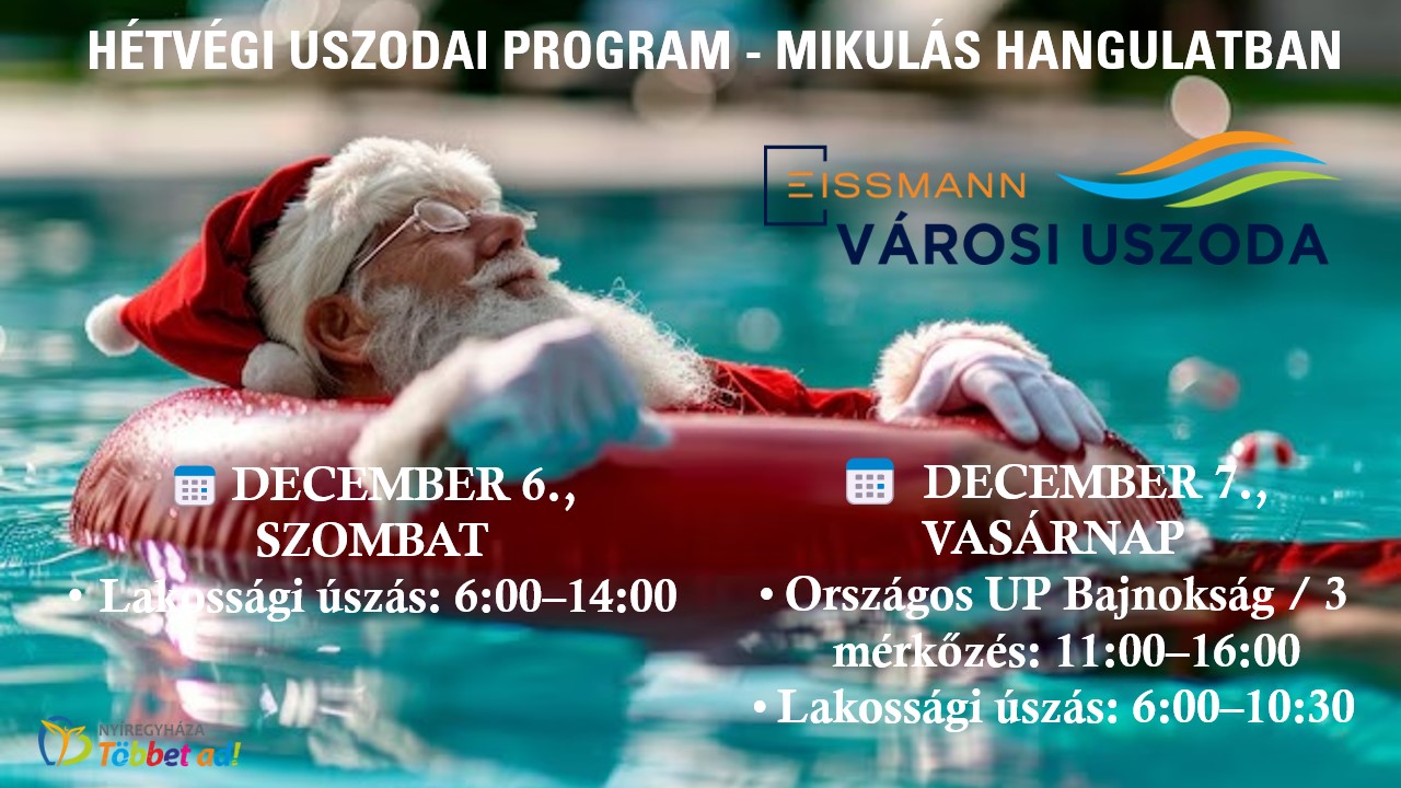 Weekend Swimming Pool Program – Santa Claus Spirit (December 6–7, 2025)