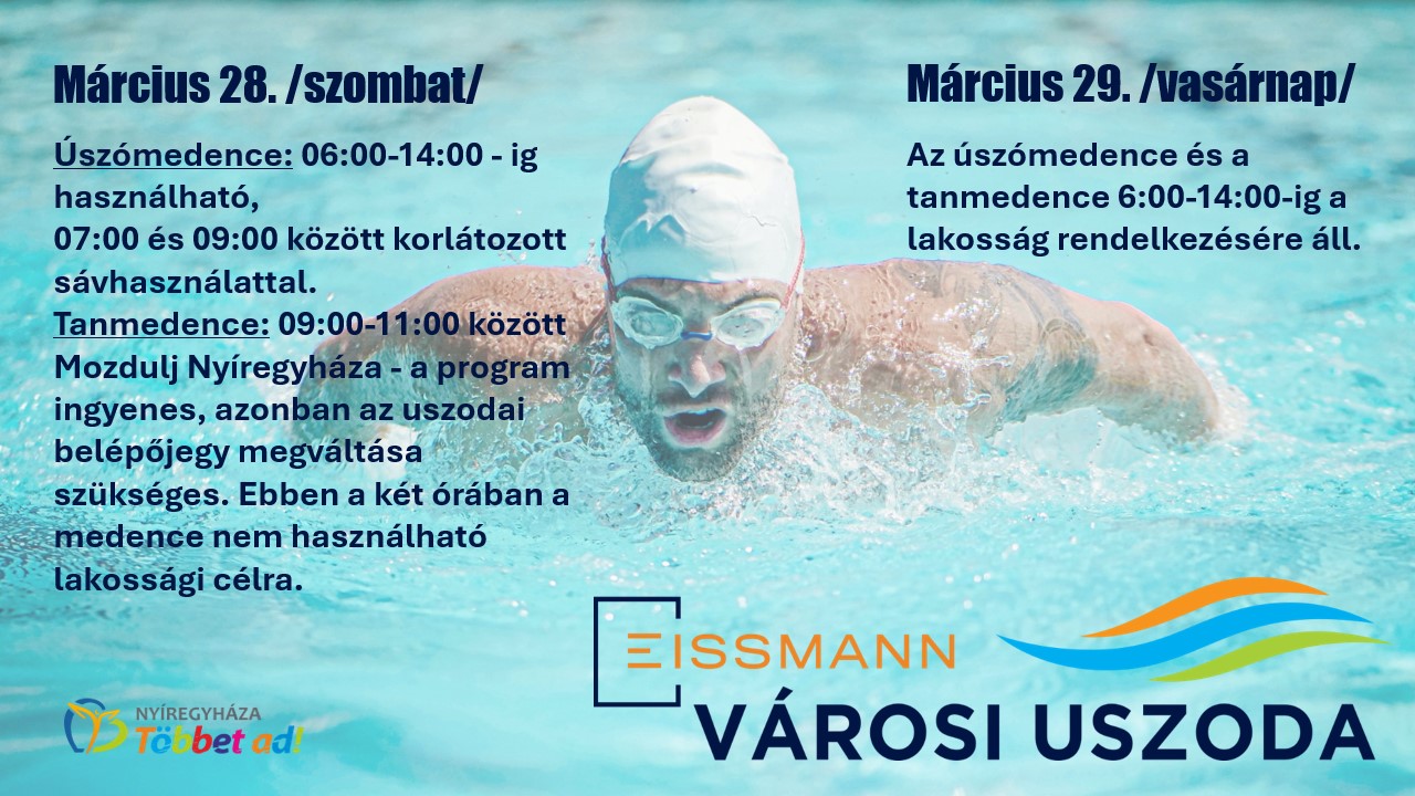 Weekend Hours at the Swimming Pool – We Welcome Guests as Usual